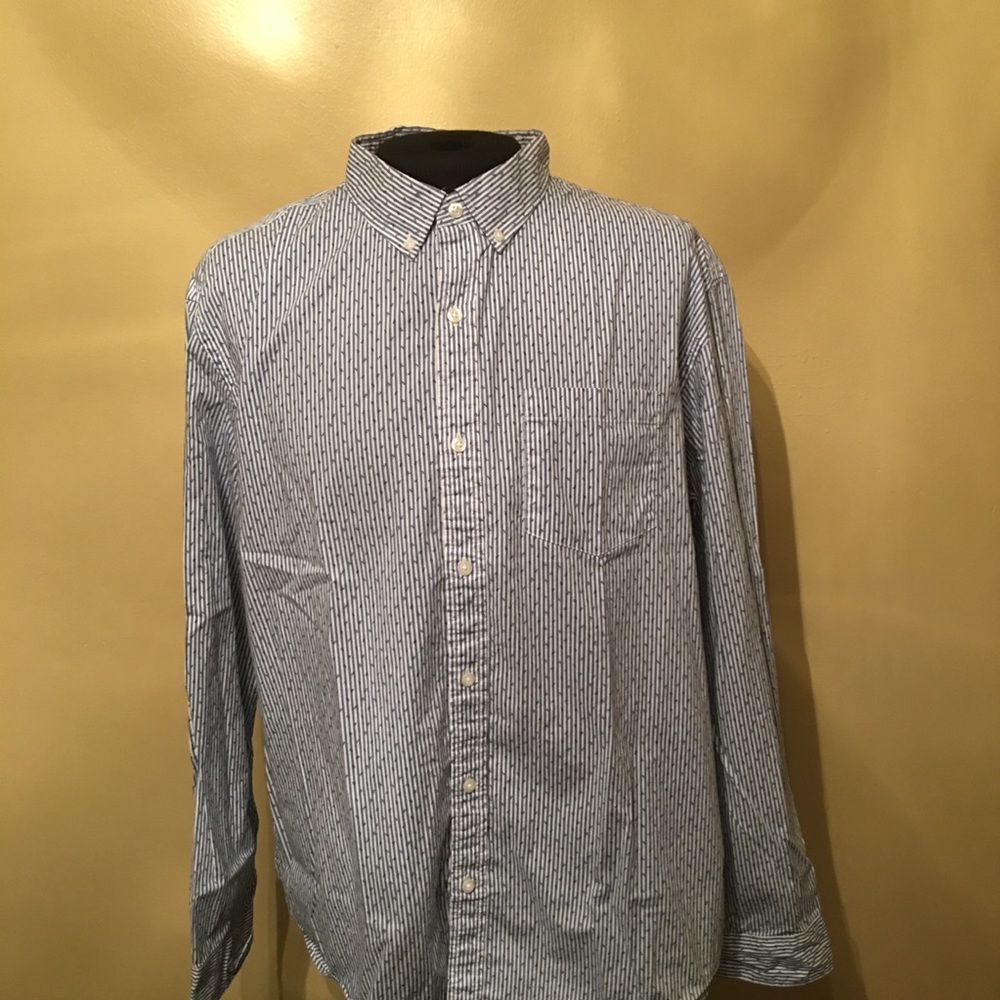 Old Navy Striped Button Down Shirt